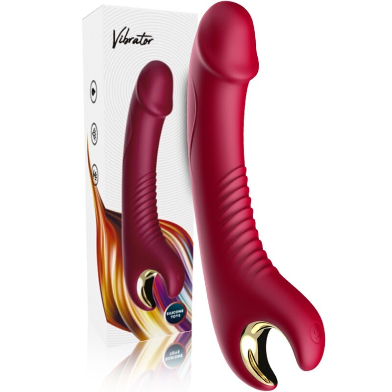 Armony - Vibrateur & Rotateur Prince Dildo Rouge - Image 6