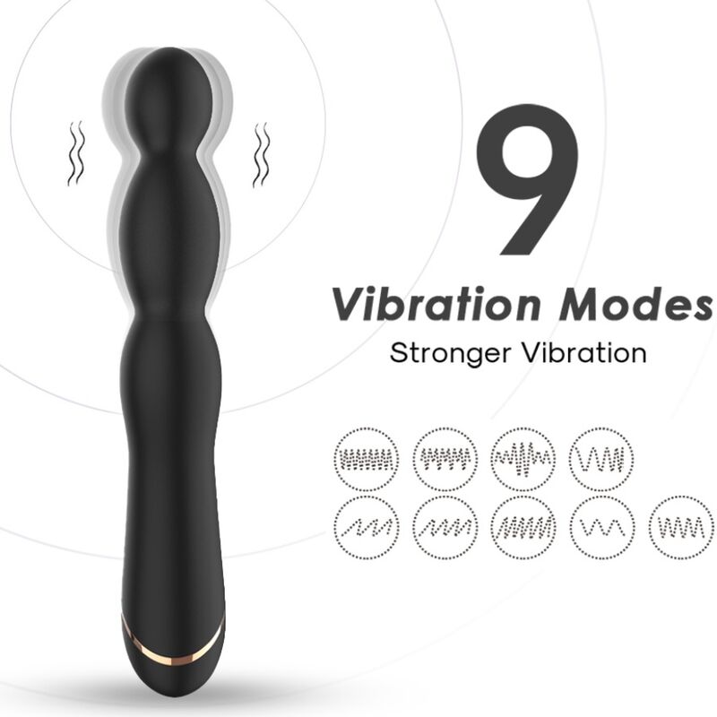 Armony - Vibrateur Bambu Réglable Noir - Image 3