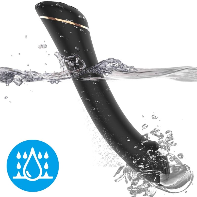 Armony - Vibrateur Falt Head Silicone Noir - Image 3