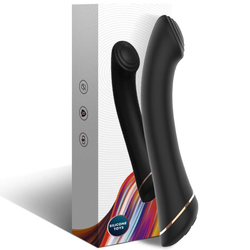 Armony - Vibrateur Falt Head Silicone Noir - Image 5