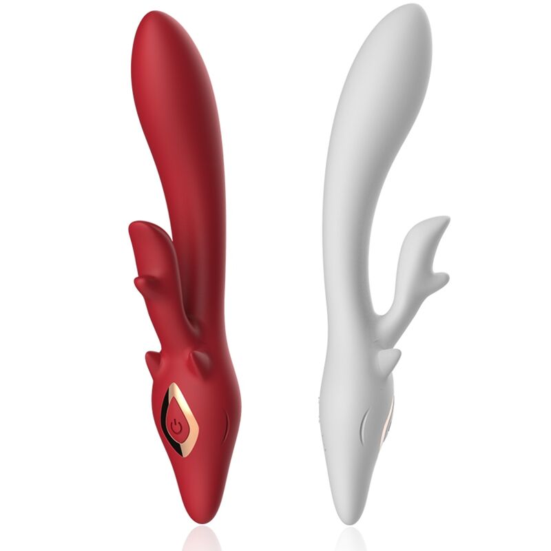 Armony - Vibrateur Elk Rabbit Courbe Rouge - Image 5