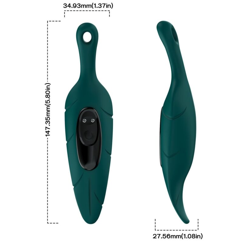 Armony - Stimulateur & Vibrateur Vert Feuille - Image 5