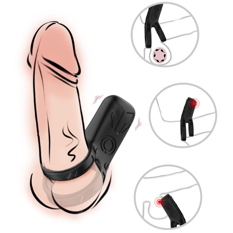 Armony - Double Ring Vibrator Black - Image 3