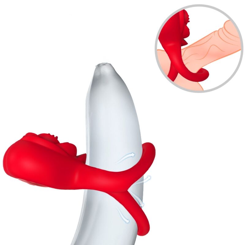 Armony - Anneau Vibrateur Coeur Rouge - Image 3