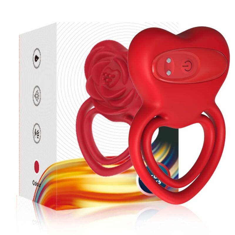 Armony - Anneau Vibrateur Coeur Rouge - Image 6