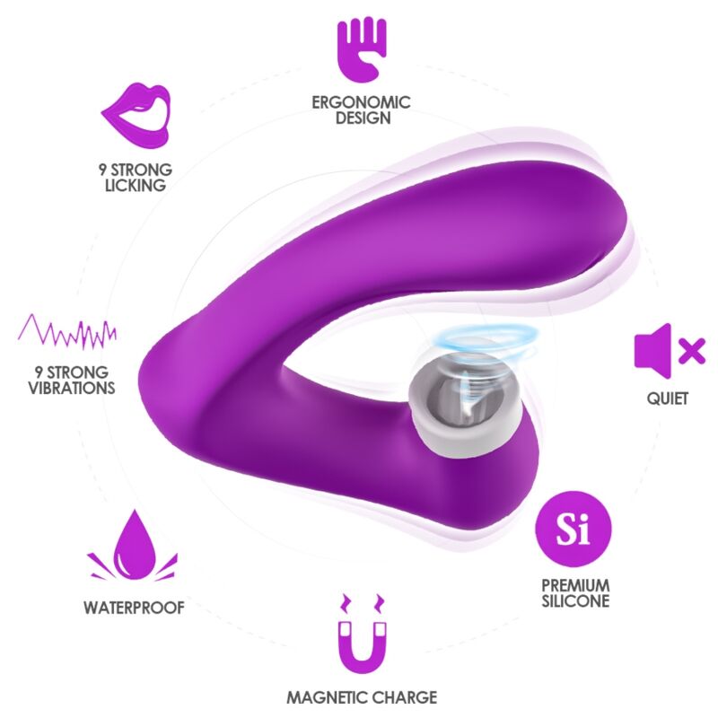 ARMONY - SECRETKISS LICKING VIBRANT CLITO & VIBRATEUR COURBE VIOLET - Image 3