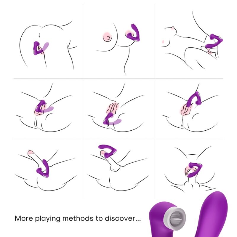 ARMONY - SECRETKISS LICKING VIBRANT CLITO & VIBRATEUR COURBE VIOLET - Image 5