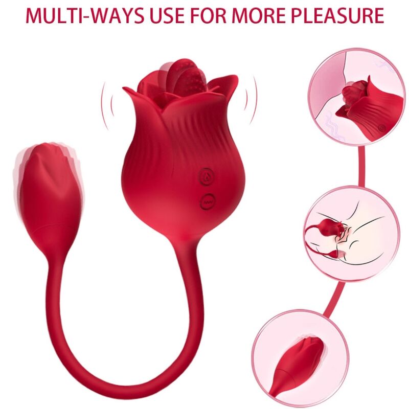ARMONY - VIBRATEUR ROSE CON COLA ROUGE - Image 3