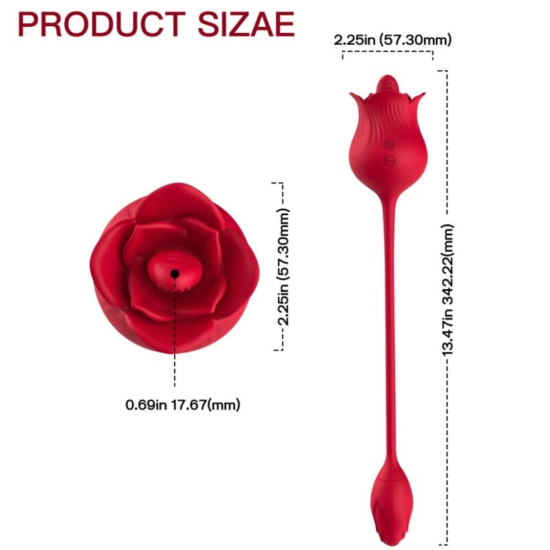 ARMONY - VIBRATEUR ROSE CON COLA ROUGE - Image 5