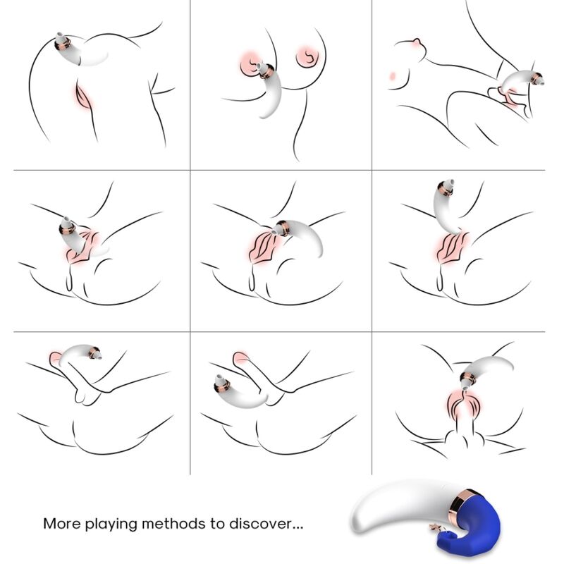 Armony - Sweetmoon Clitoris & G-Spot Suction Bleu - Image 5