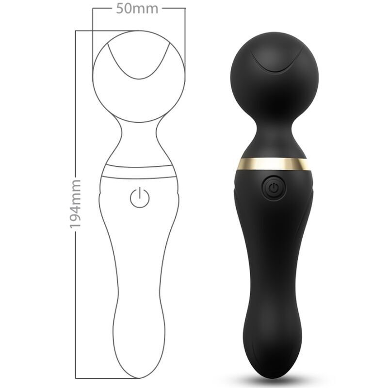 Armony - Freeza Massager & Vibrateur Tête Super Flexible Noir - Image 3