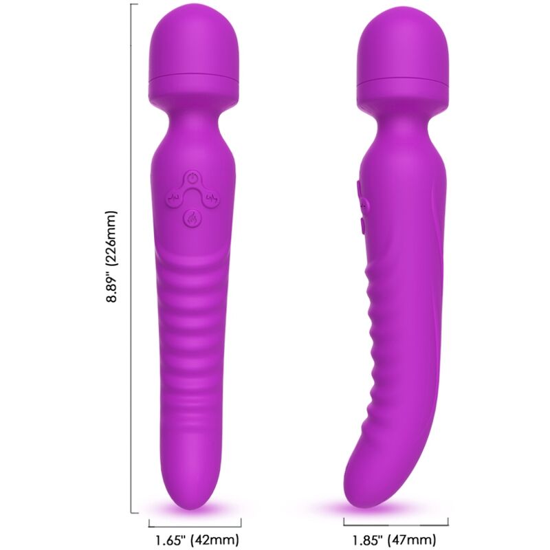 Armony - Mission Massager & Vibrateur Effet Chaleur Violet - Image 3