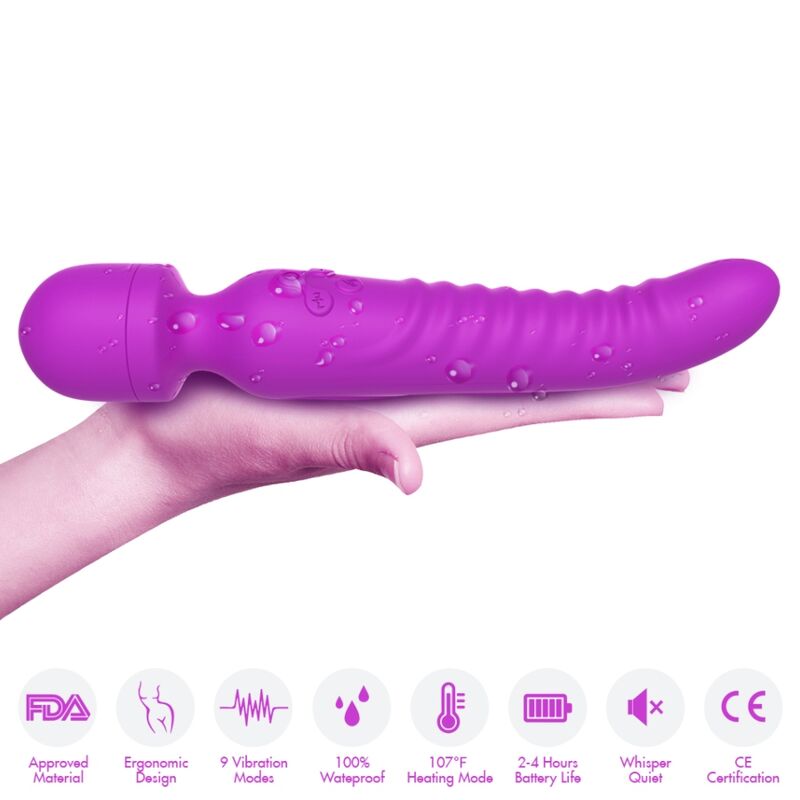 Armony - Mission Massager & Vibrateur Effet Chaleur Violet - Image 4