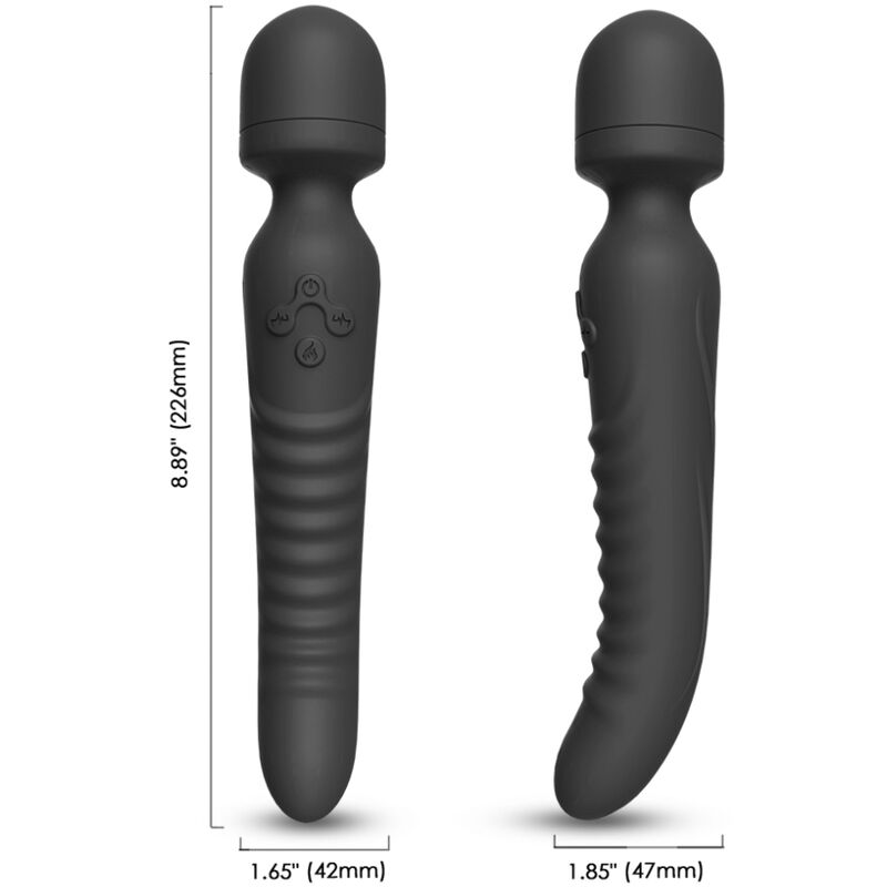 Armony - Mission Massager & Vibrateur Effet Chaleur Noir - Image 3