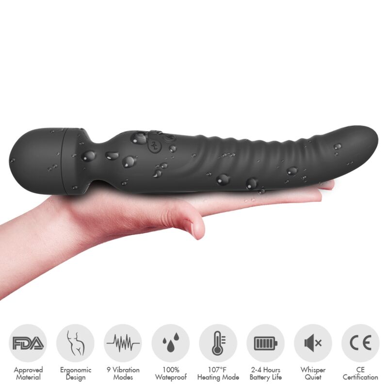 Armony - Mission Massager & Vibrateur Effet Chaleur Noir - Image 4