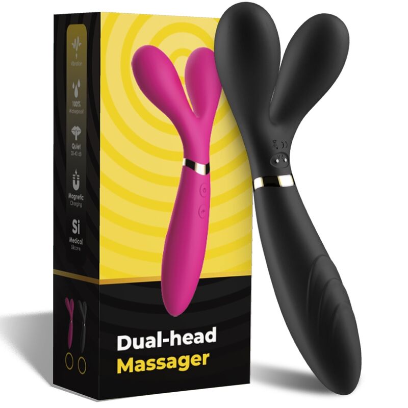 Armony - Y-Wand Massage & Vibrateur Double Tête Noir - Image 6