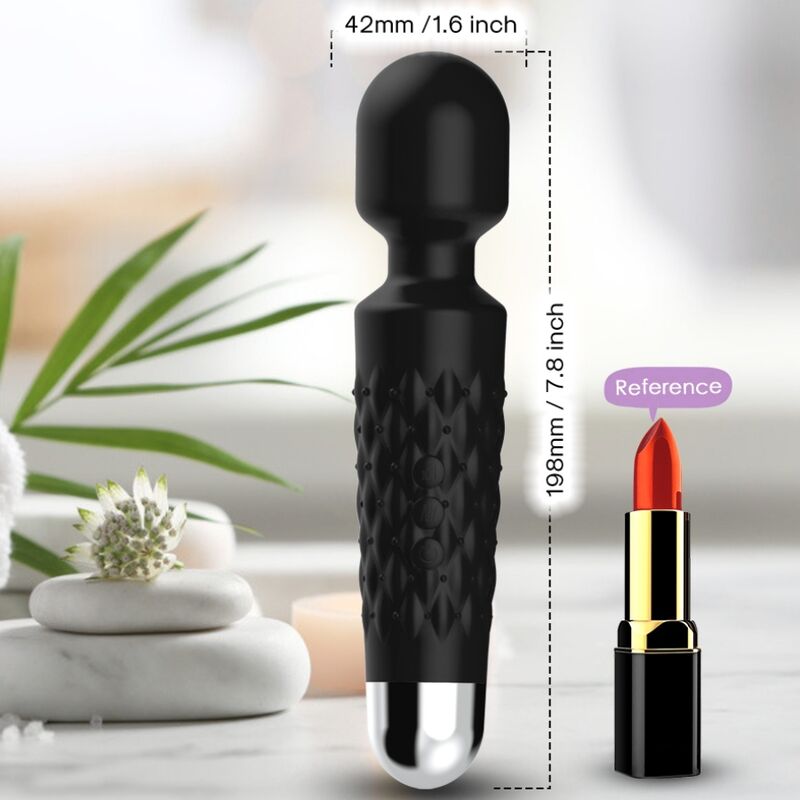 ARMONY - MASSEUR ET VIBRATEUR POSTMAN TÊTE SUPER FLEXIBLE NOIR - Image 3