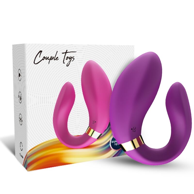 ARMONY - VIBRATEUR CROISSANT POUR COUPLES TÉLÉCOMMANDE VIOLET - Image 5