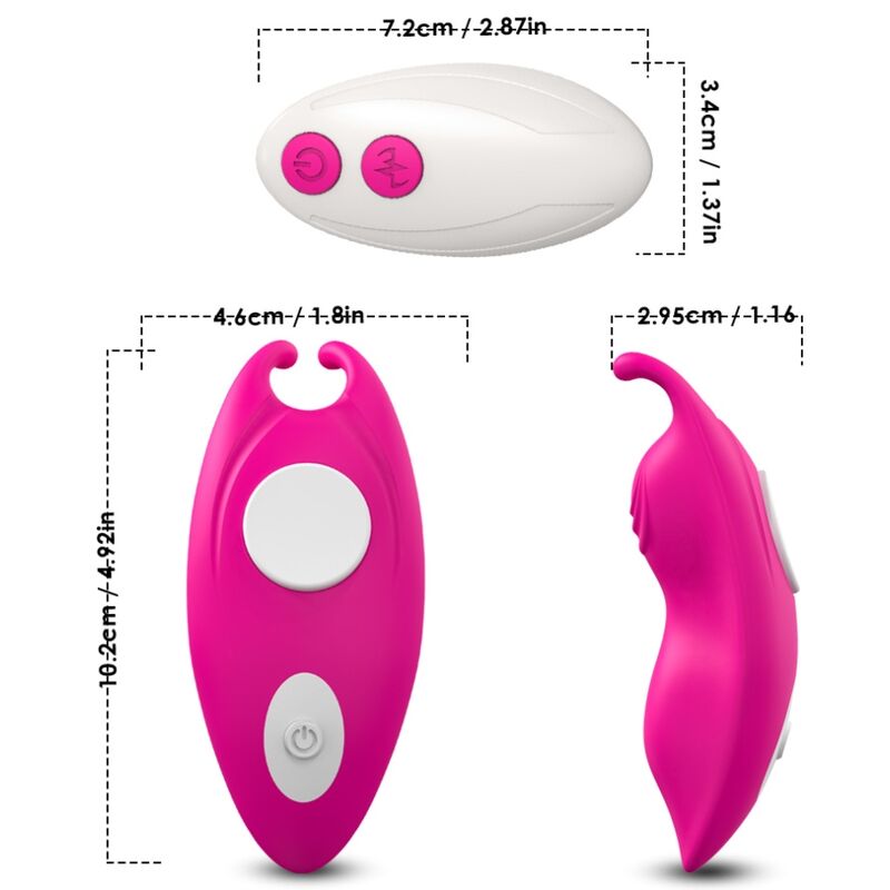 ARMONY - HONEYBEE WEARABLE PANTIES VIBRATEUR G-SPOT TÉLÉCOMMANDE FUCHSIA - Image 5