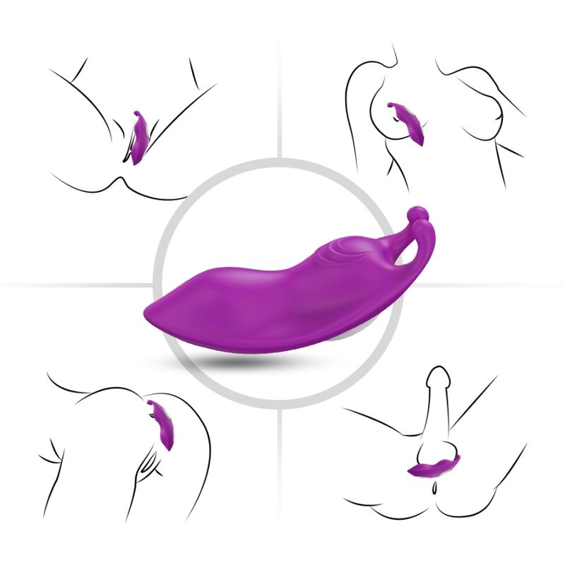 Armony - Honeybee Wearable Panties Vibrateur G-Spot Télécommande Violet - Image 6