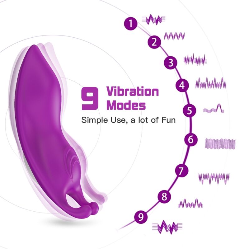 Armony - Honeybee Wearable Panties Vibrateur G-Spot Télécommande Violet - Image 10