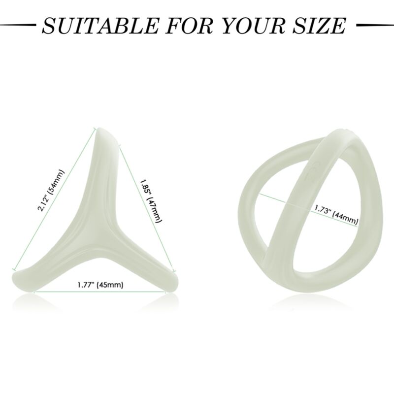 Armony - Bague Double Silicone Tresor Lumineuse - Image 3