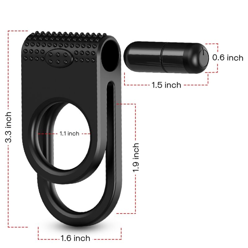 Armony - Twins Double Vibrateur Pour Couples Noir - Image 4