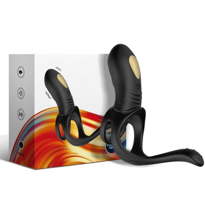Armony - Joy Jumper Ring Vibrateur Pour Couples & Télécommande Anal Plug Noir - Image 5
