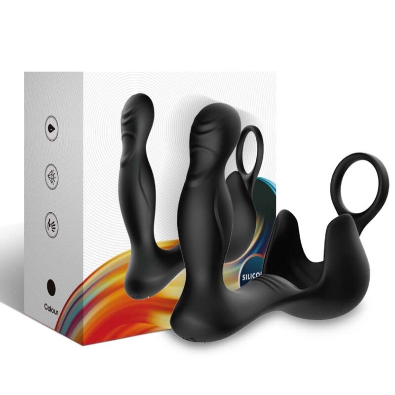 Armony - Vibrateur Surround Anal & Stimulateur Testiculos & Anneau Télécommande Noir - Image 4