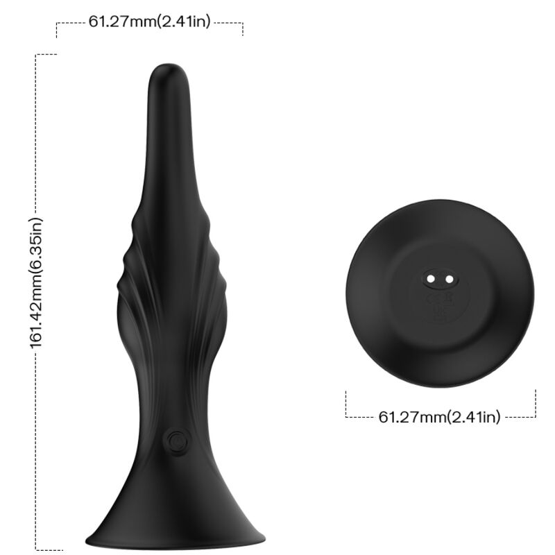 Armony - Vibrateur & Plug Anal Télécommande Noir - Image 4