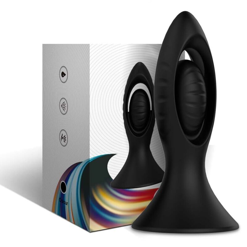 Armony - Vibrateur & Plug Anal Silicone Noir - Image 6