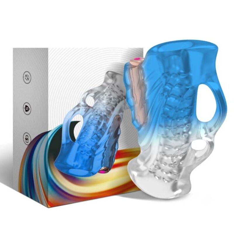 Armony - Masturbateur Doigt & Vibrateur Bleu Gradient - Image 5