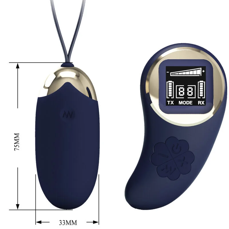 PRETTY LOVE - MINA VIBRATING EGG REMOTE CONTROL BLUE - Image 3