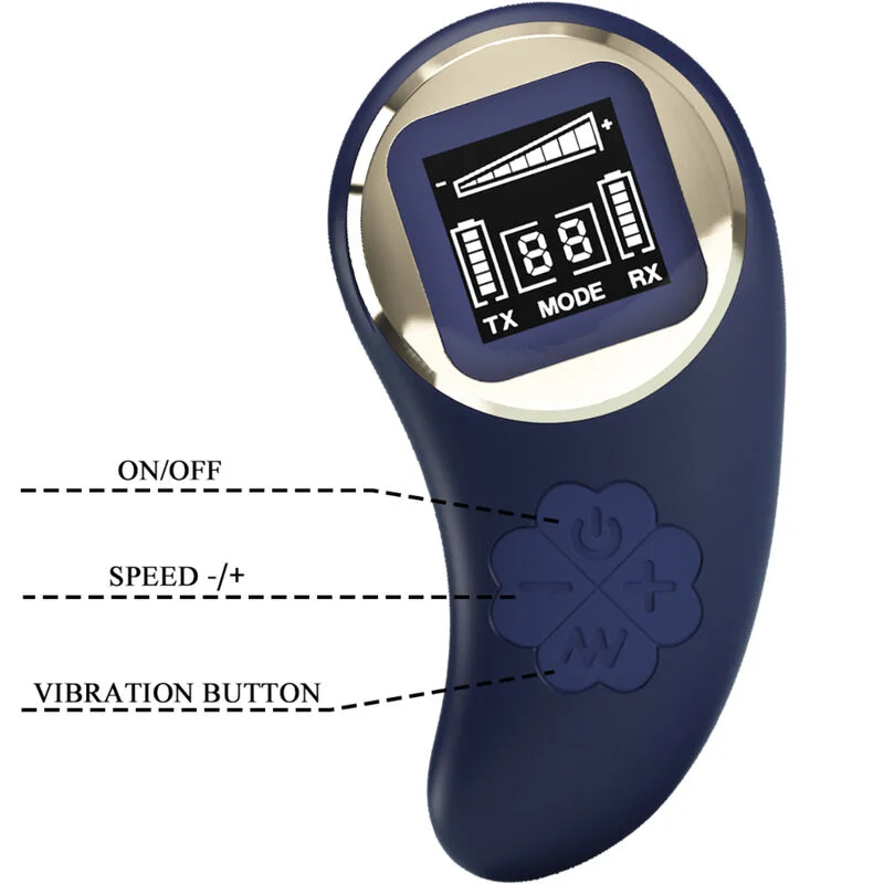 PRETTY LOVE - MINA VIBRATING EGG REMOTE CONTROL BLUE - Image 4