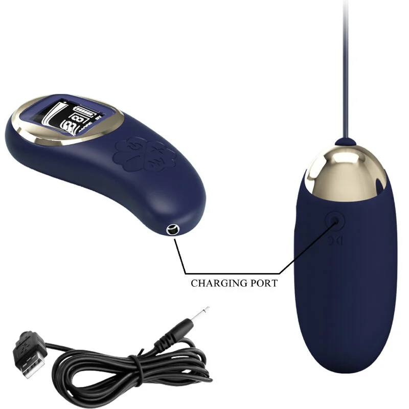 PRETTY LOVE - MINA VIBRATING EGG REMOTE CONTROL BLUE - Image 5