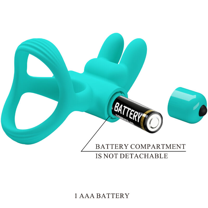 PRETTY LOVE - ANNEAU VIBRATEUR LAPIN VERT DANTE - Image 7