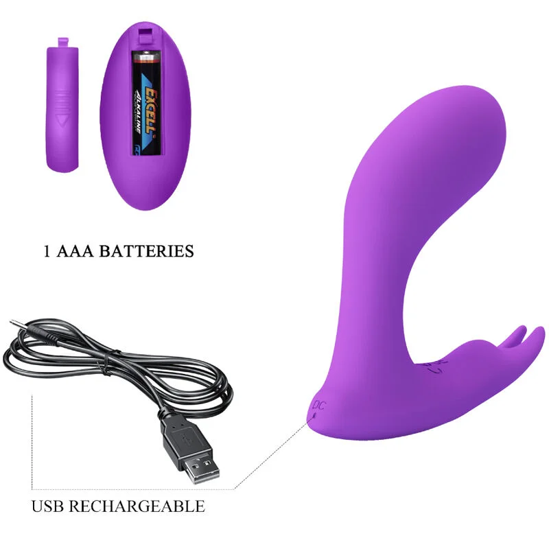 PRETTY LOVE - IDABELLE VIBRATION & PULSATION REMOTE CONTROL VIOLET - Image 6