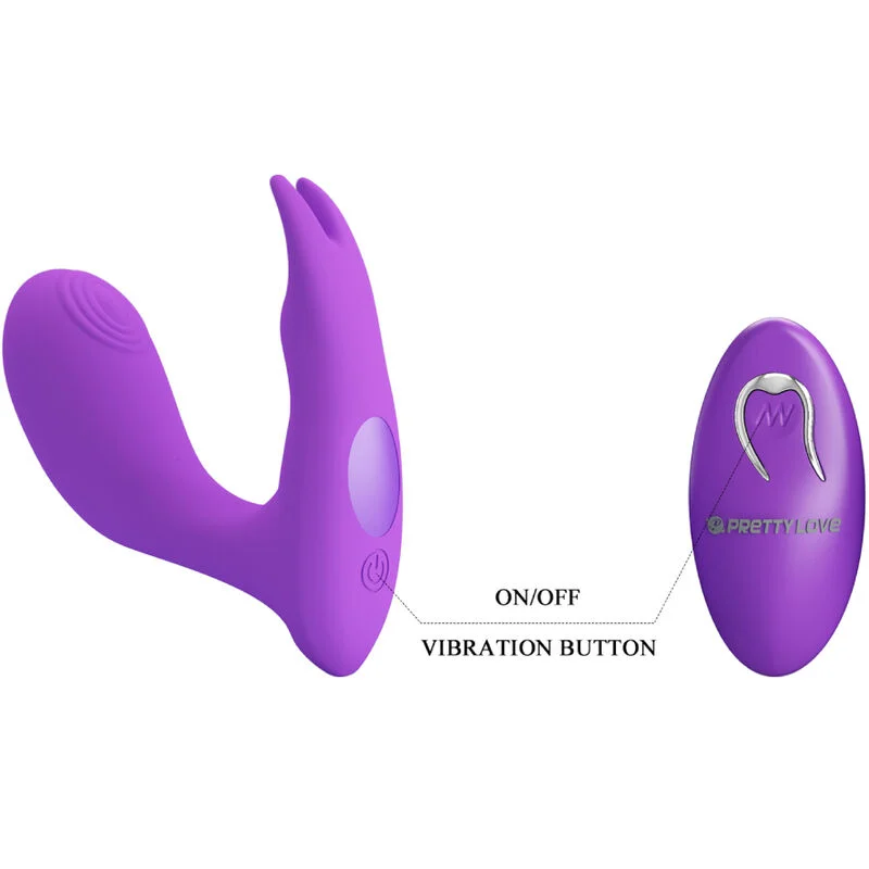 PRETTY LOVE - IDABELLE VIBRATION & PULSATION REMOTE CONTROL VIOLET - Image 7