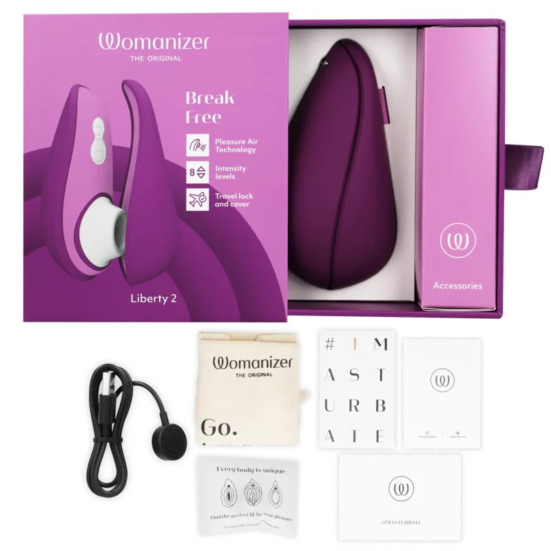 WOMANIZER - LIBERTY 2 STIMULATEUR DE CLITORIS ET ASPIRATION VIOLET - Image 6