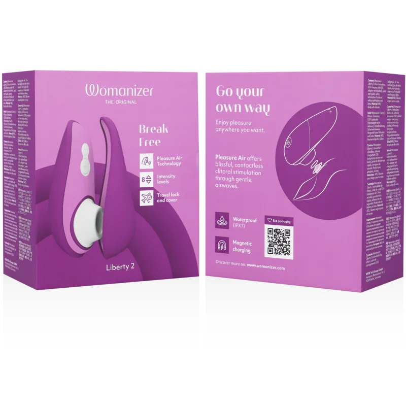 WOMANIZER - LIBERTY 2 STIMULATEUR DE CLITORIS ET ASPIRATION VIOLET - Image 7
