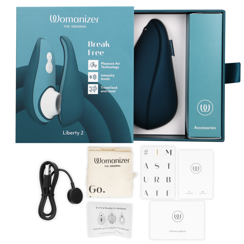 Womanizer - Liberty 2 Stimulateur De Clitoris Et Aspiration Bleu - Image 14