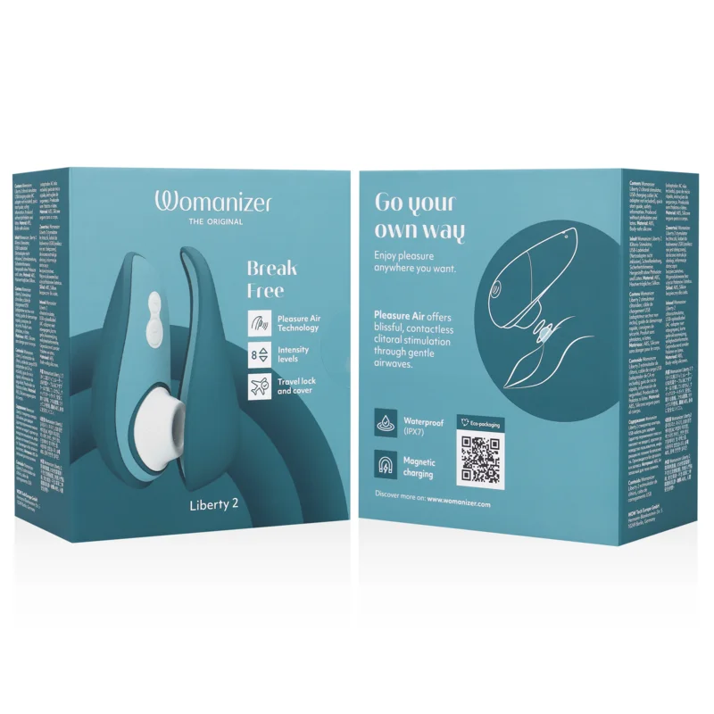 WOMANIZER - LIBERTY 2 STIMULATEUR DE CLITORIS ET ASPIRATION BLEU - Image 7