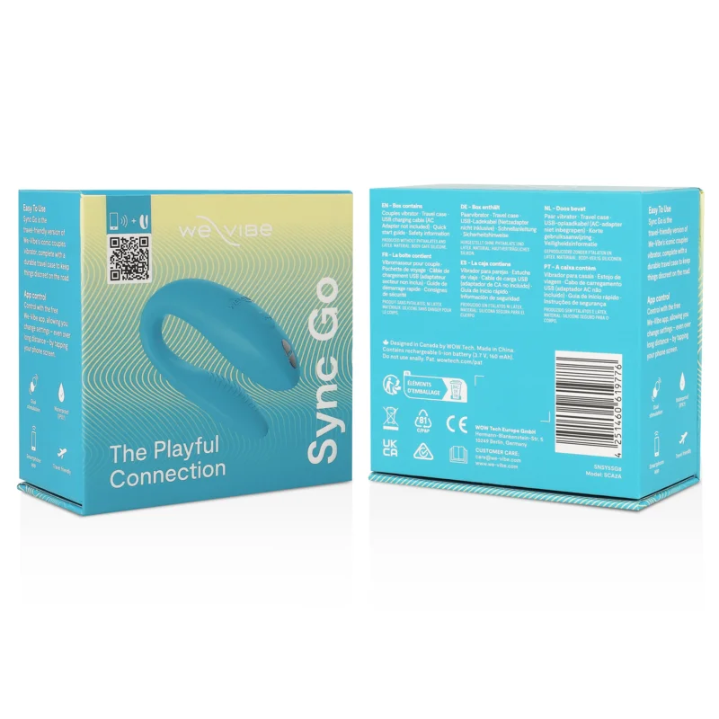 WE-VIBE - SYNC GO DUBBELE STIMULATOR TURQUOISE - Image 8