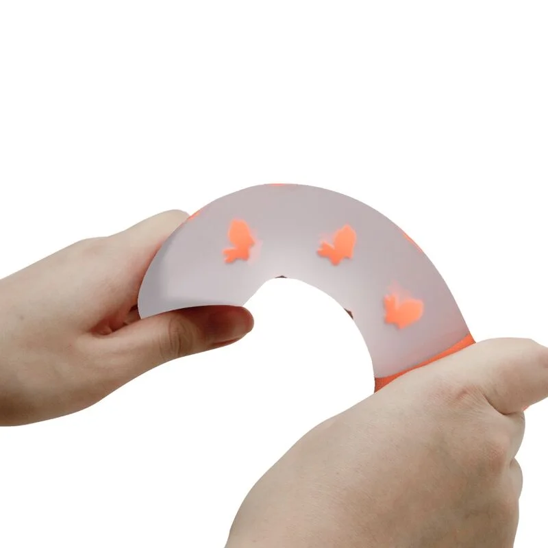 PRETTY LOVE - MAGICAL NIGHTFALL DILDO WITHOUT VIBRATION LUMINOUS ORANGE - Image 3