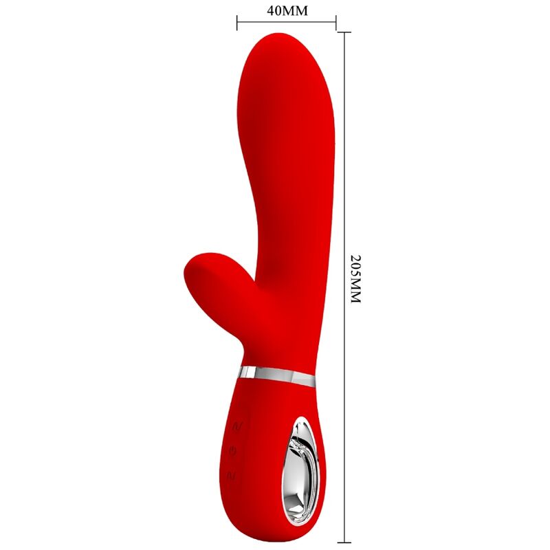 PRETTY LOVE - VIBRATEUR MULTIFONCTION G-SPOT THOMAS ROUGE - Image 6