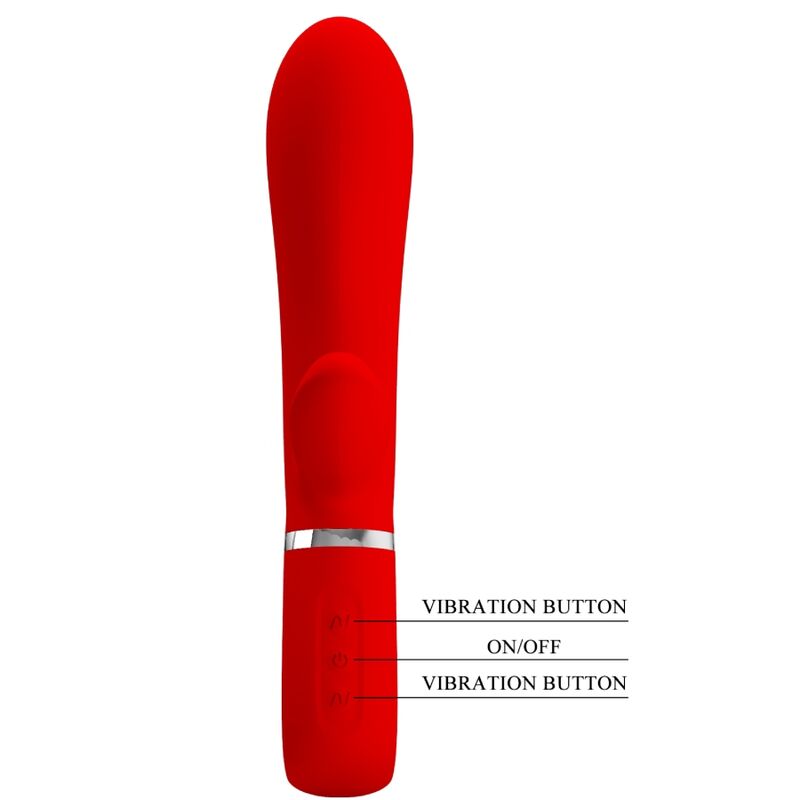 PRETTY LOVE - VIBRATEUR MULTIFONCTION G-SPOT THOMAS ROUGE - Image 7