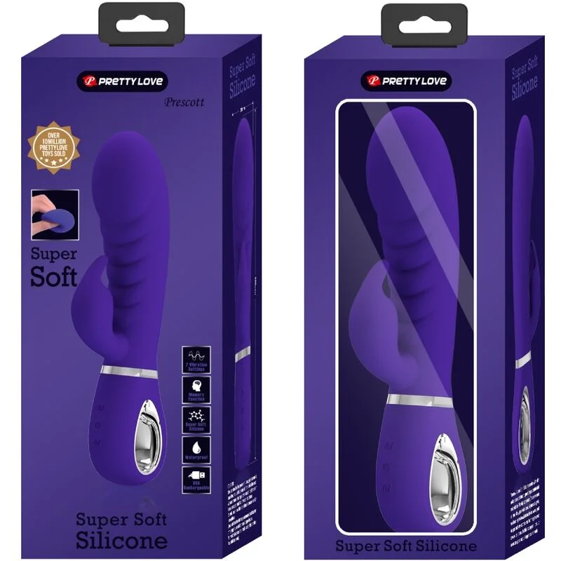 Pretty Love - Prescott Multifunction G-Spot Vibrator Purple - Image 10