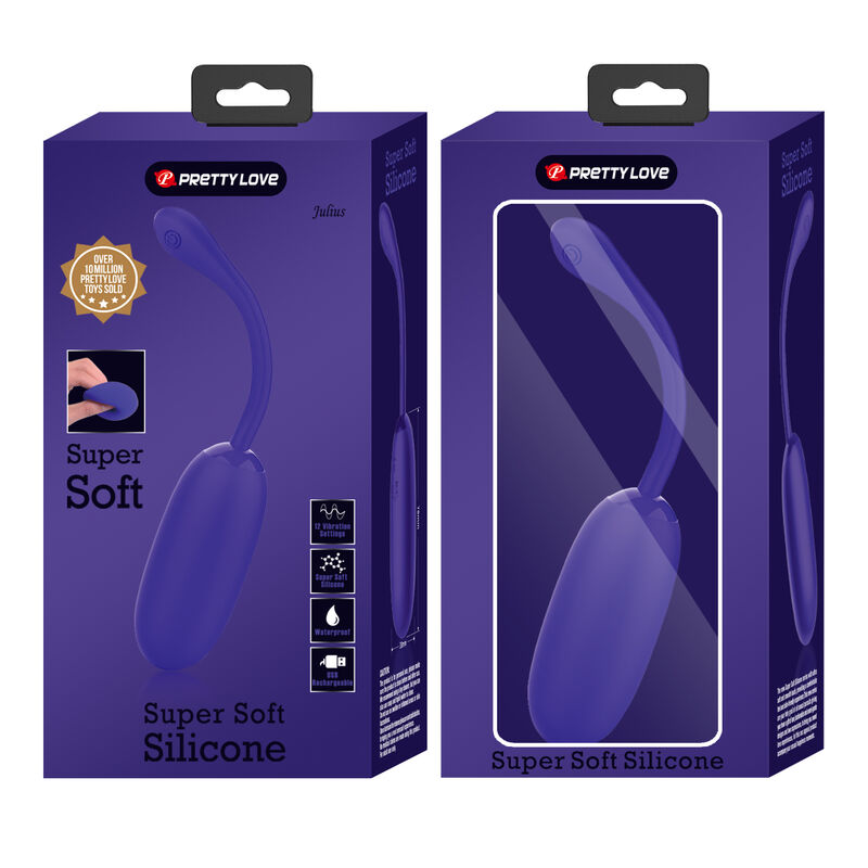 Pretty Love - Oeuf Vibrant Julius Imperméable-Rechargeable Violet - Image 11
