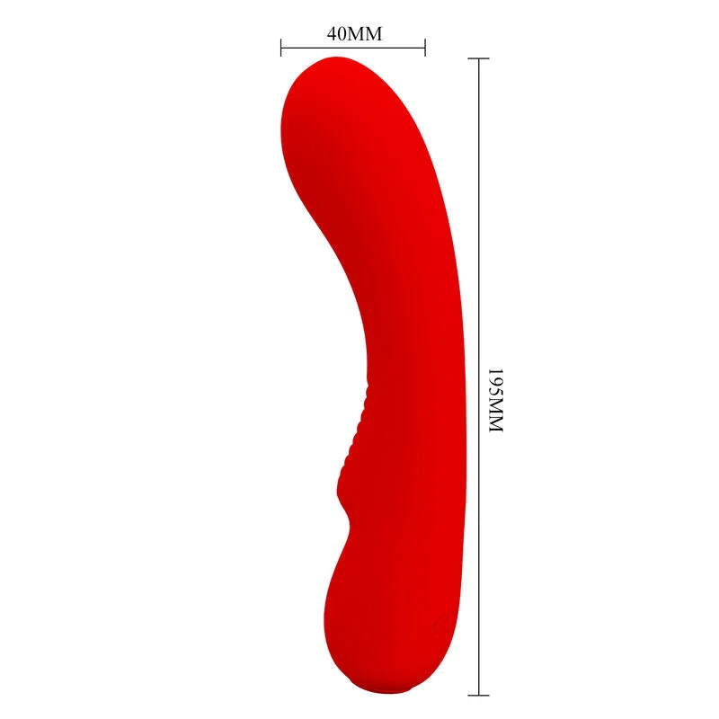 Pretty Love - Vibrateur Rechargeable Prescott Rouge - Image 6