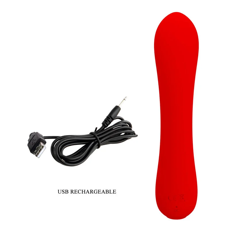 Pretty Love - Vibrateur Rechargeable Prescott Rouge - Image 9